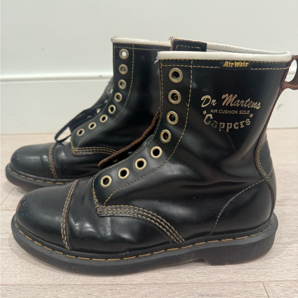 Dr Martens ‘Cappers’ Vintage Smooth Leather Boots